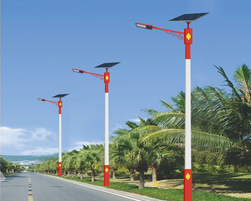 东城街道民族特色路灯